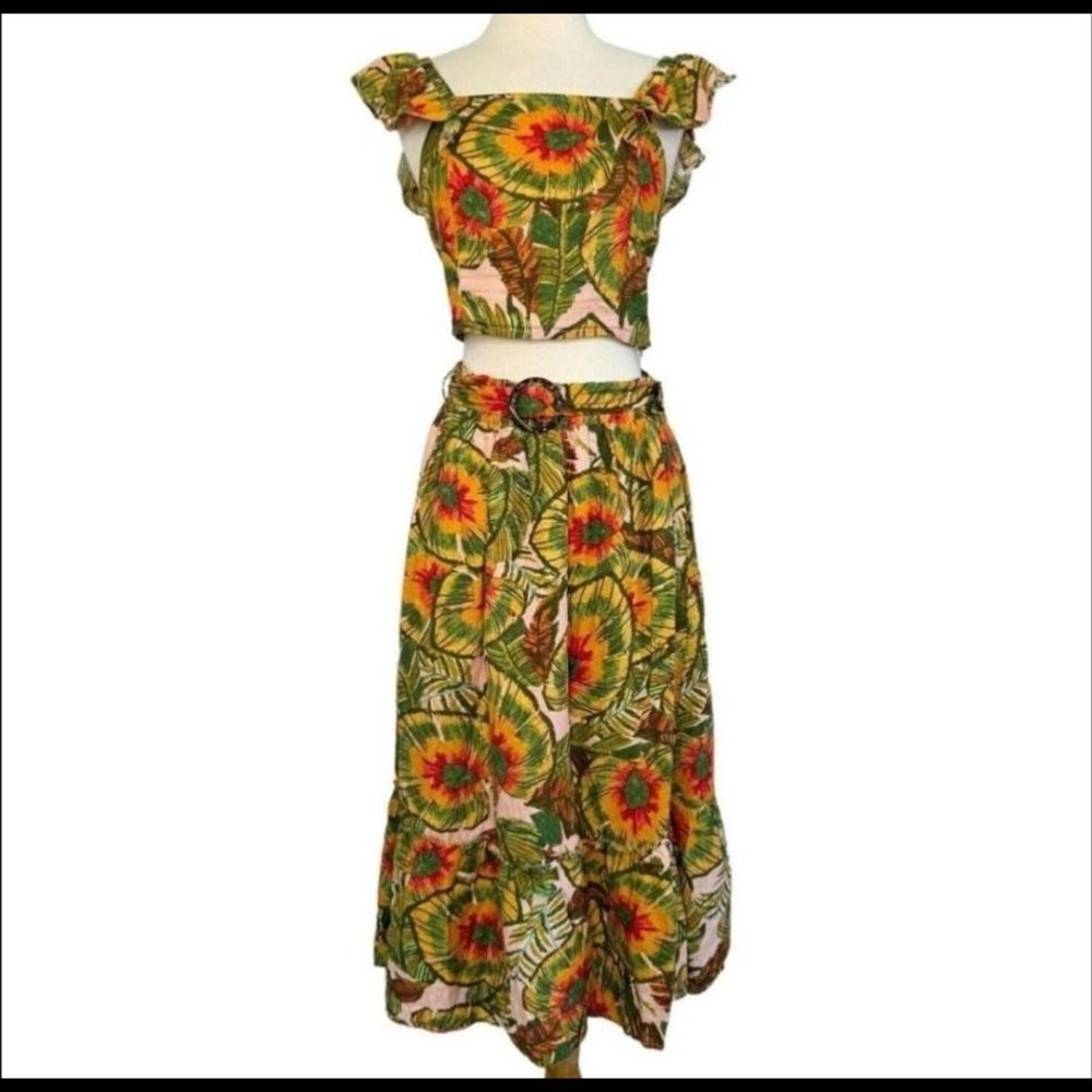 Nwt Cynthia Rowley skirt set small